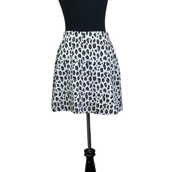Loft animal print pull on mini skirt size SP - Picture 2 of 11